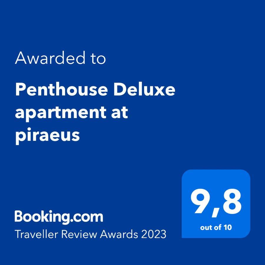 Penthouse Deluxe Apartment At Piraeus Ngoại thất bức ảnh